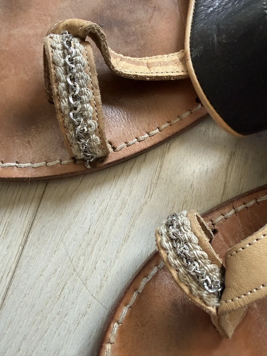 Scarpe da donna: Forte Forte Leder Sandale, GR 37 – Usato da Unterägeri venduto da Lerchemeerenge 3