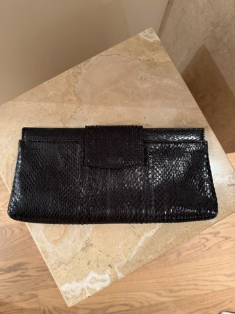 Python clutch bag