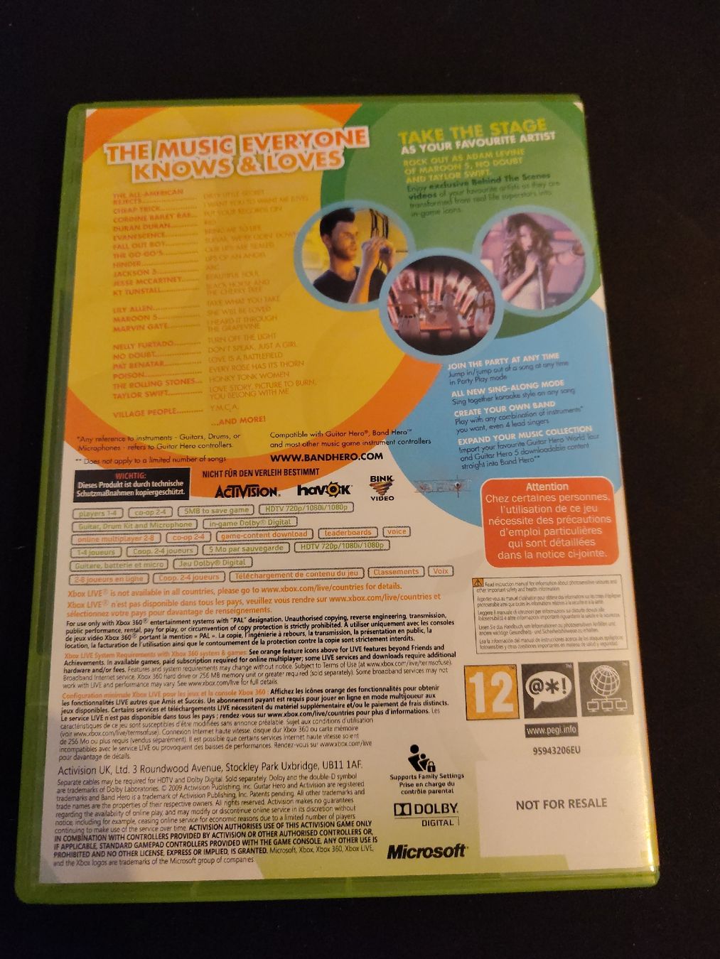 Jeux: band hero Xbox one  – D'occasion à Marly par mzi_p97f 2