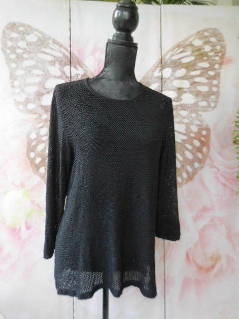 Maglioni & Felpe: Gr. 40 42 od. oversize Sommer Pulli Stricklook von MULTIPLES – Usato da Basel venduto da frausommerwind 6