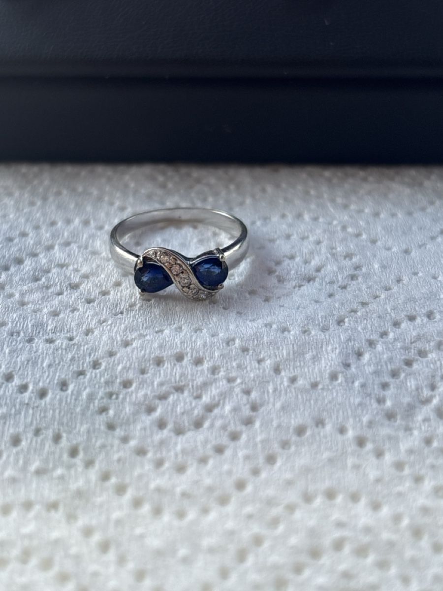 Ringe: Bague en or 14k saphir et diamants  – Gebraucht aus Versoix von tem_f7yk 2