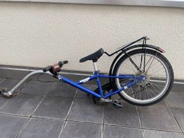 Schattenvelo für kinder tamdemvelo, trailer