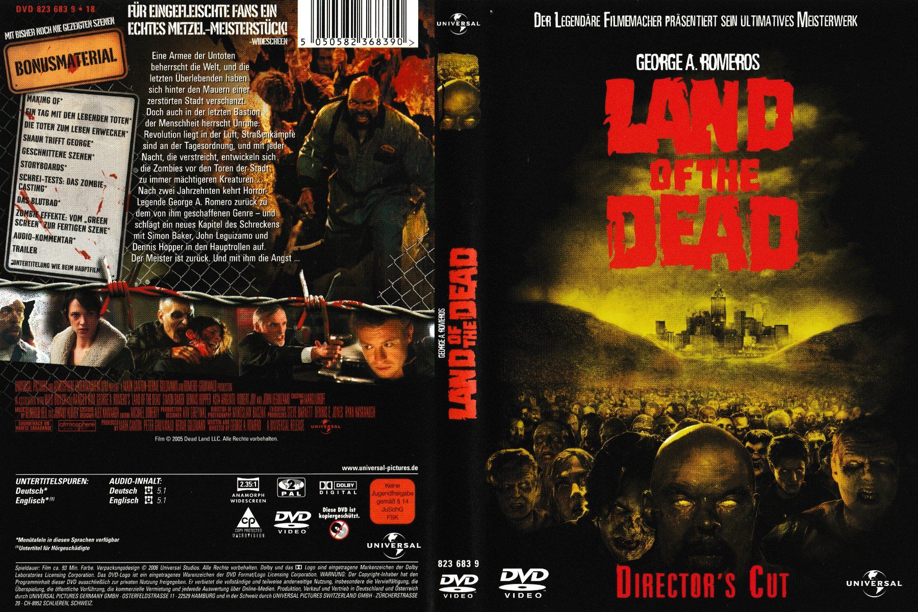 Alle DVDs: DVD - Land of the Dead – Gebraucht aus Langnau am Albis von MediaRescuerKeLoX