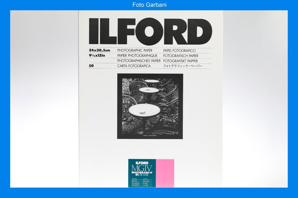 Ilford 50,8 x 61 cm 20 x 24 pouces brillant MGIV RC DE LUXE MGD 1.M
