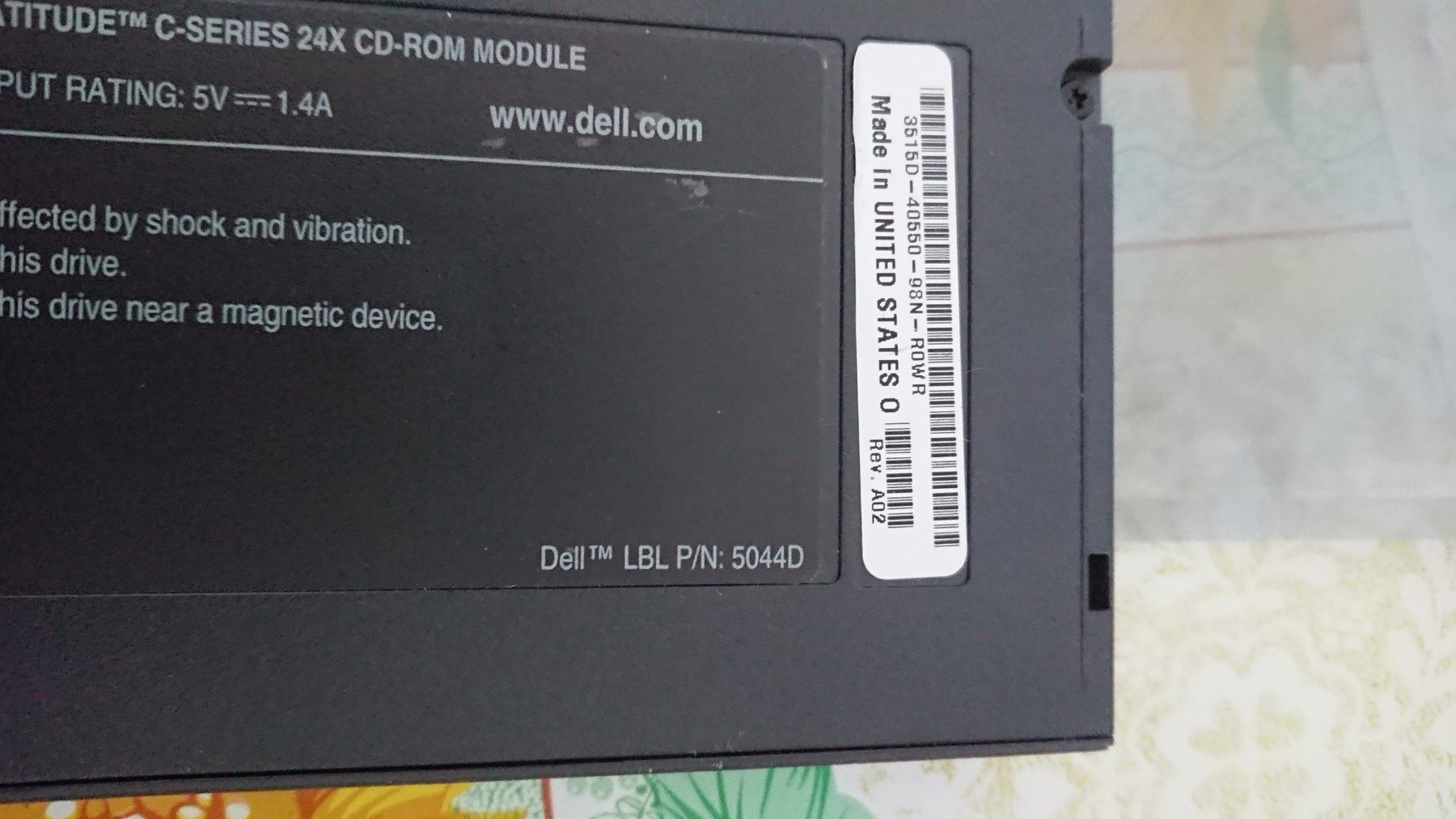 CD & DVD vergini: Dell Latitude CD-ROM Module – Usato da Düdingen venduto da boascompras 3