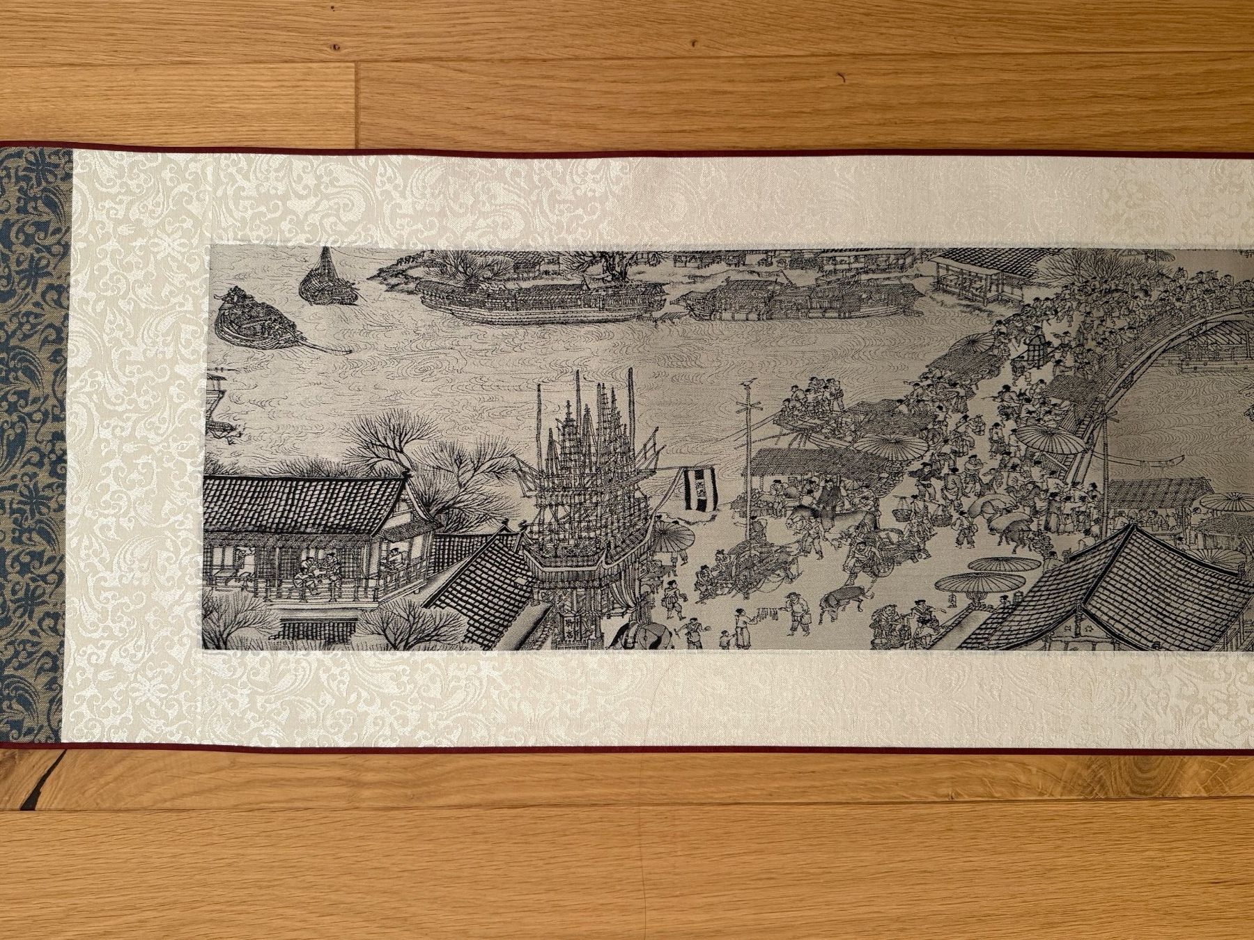 Foto & Immagini: Wandbild Chinesische Seidenbrokat-Rolle – Nuovo e nell'imballaggio originale da Ebikon venduto da mwi2022