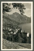AK sw Weggis LU Dorf Hintergrund Vitznau Vitznauerstock≈1929