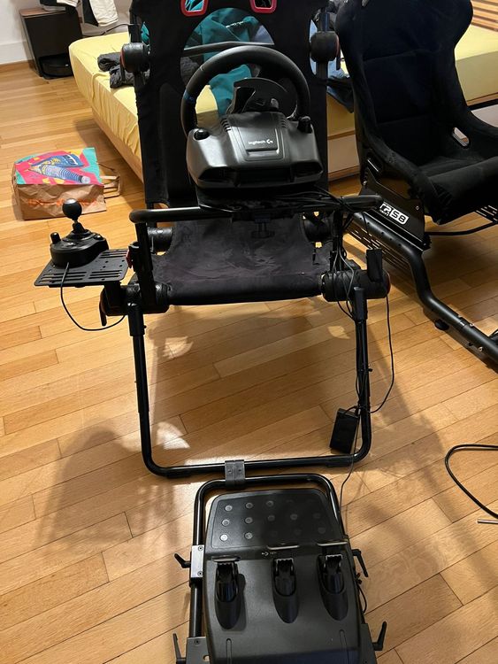 Sim Racing Set: Logitech G29 + GTLite Cockpit + Shifter + Ad (Gebraucht ...