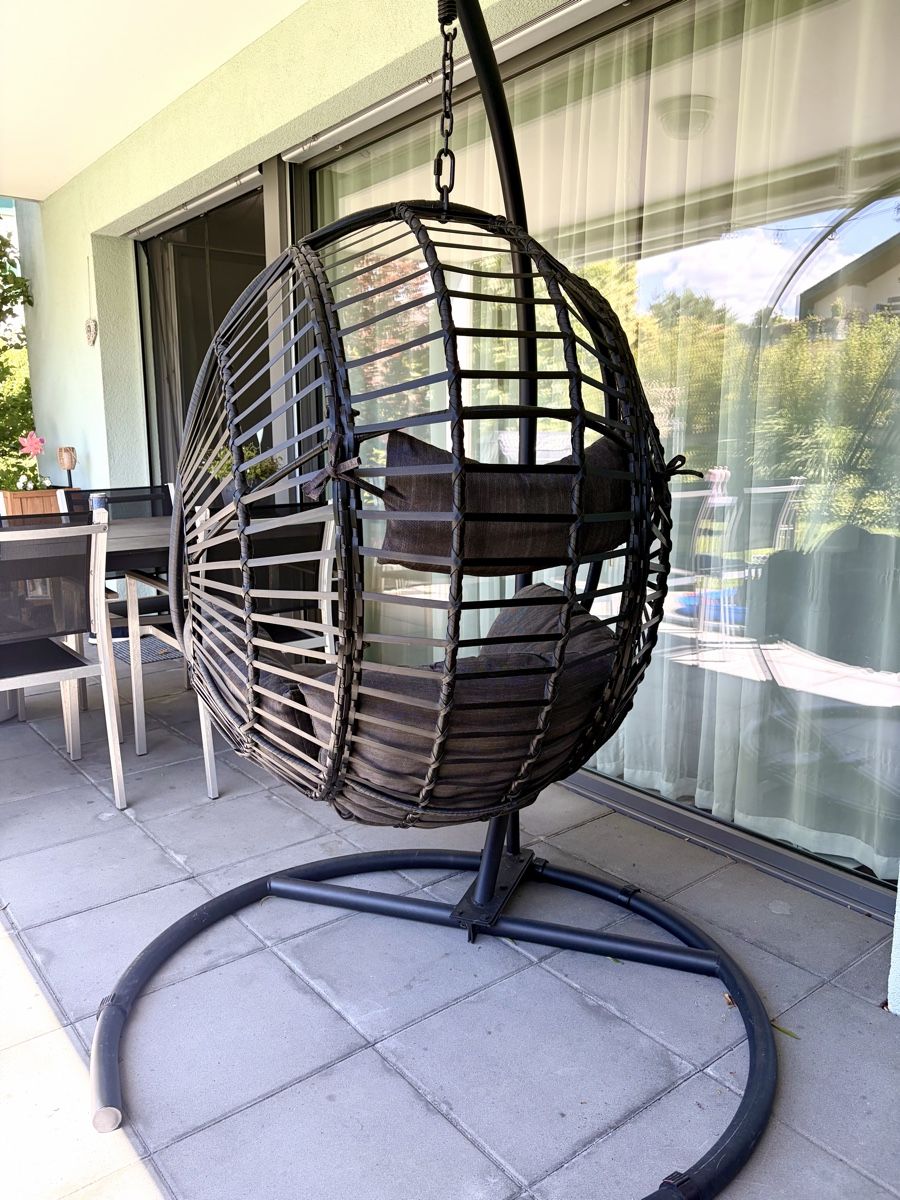 Jysk Poltrone pensili da giardino: Hängesessel – Usato da Hunzenschwil venduto da oli_65x5 1