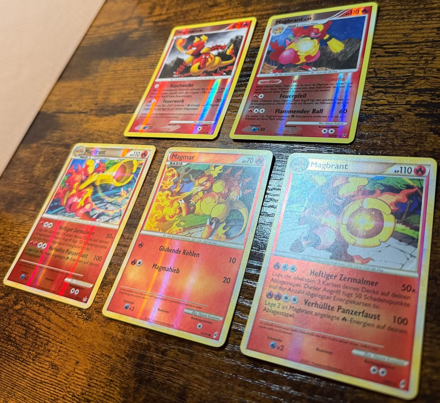 Pokémon Carte collezionabili: Magmar & Magbrant Bundle – Usato da Zürich venduto da PEACECOCOON 1