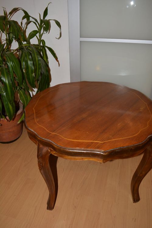 Tisch antik Beistelltisch rund vintage alt wunderschön Holz (Gebraucht ...