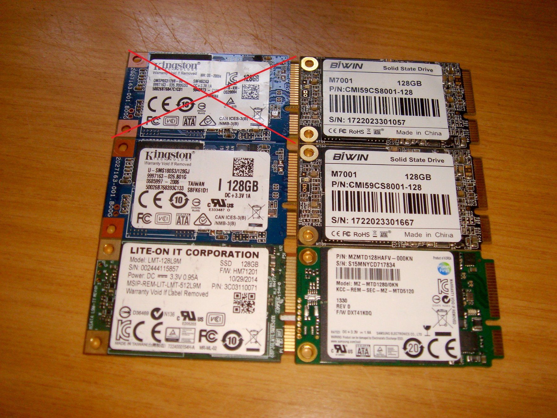 Dischi rigidi: 1 stück 128gb mSata ssd. getestet. – Usato da St. Gallen venduto da pc-sg