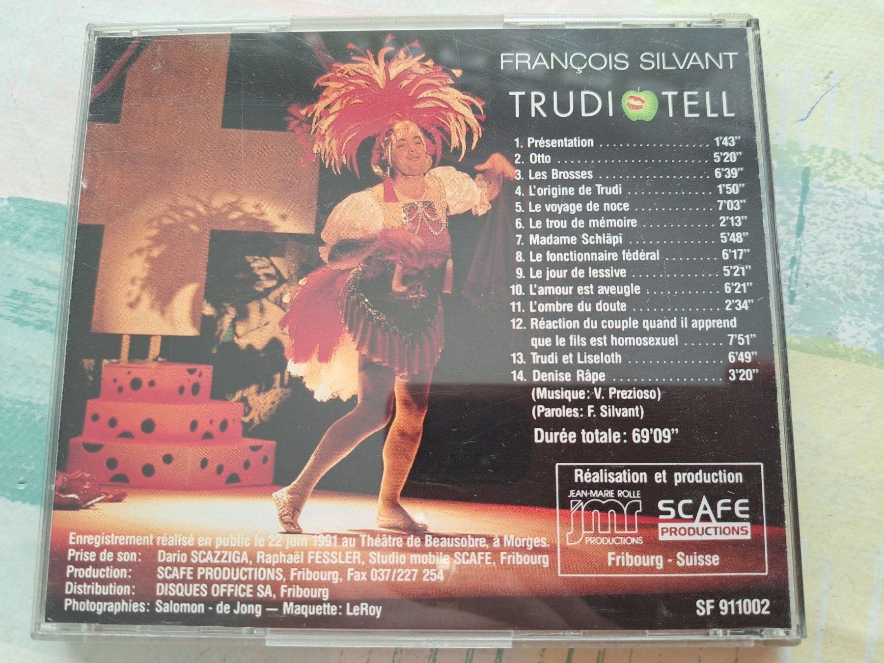 CD: Cd François Silvant - Trudi tell – Usato da Pully venduto da bro_n52j 1
