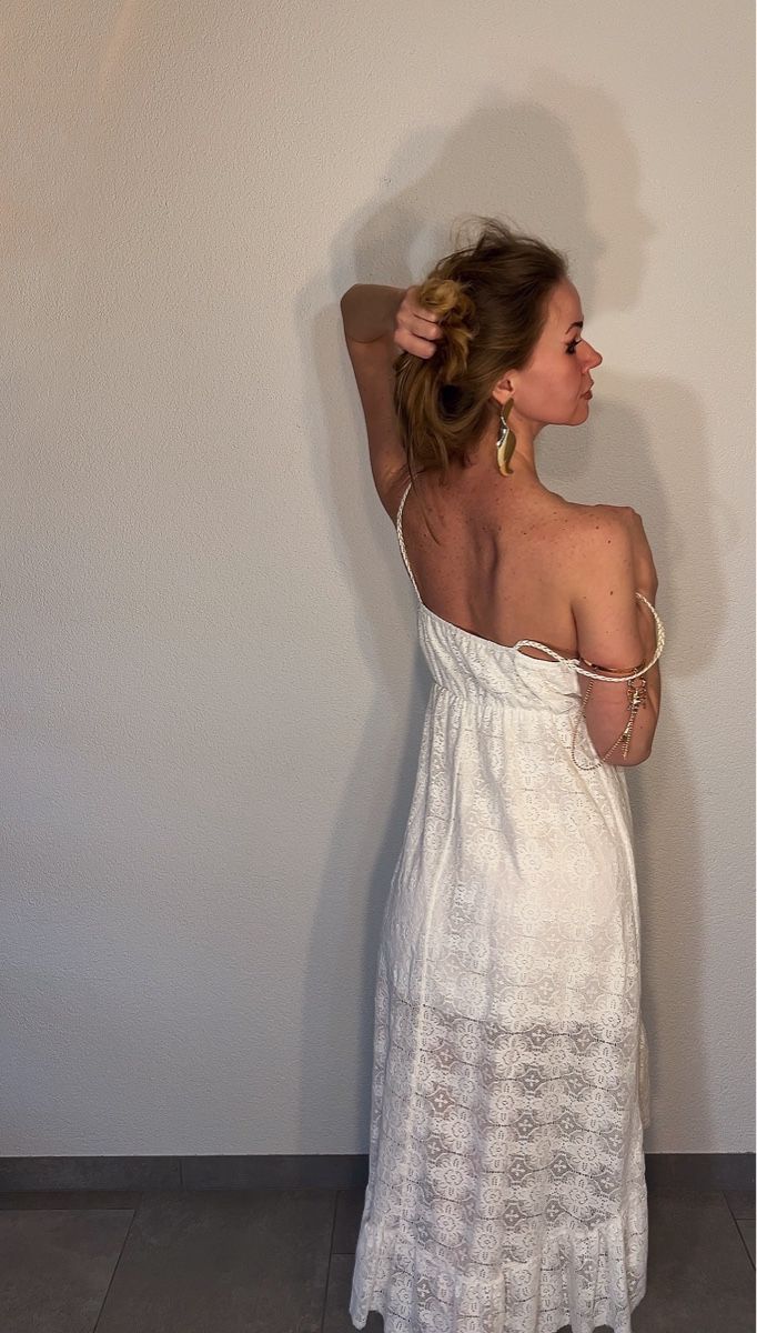Vestiti: Robe bohème dentelle blanche – Usato da Pont (Veveyse) venduto da pil_k9jp 2
