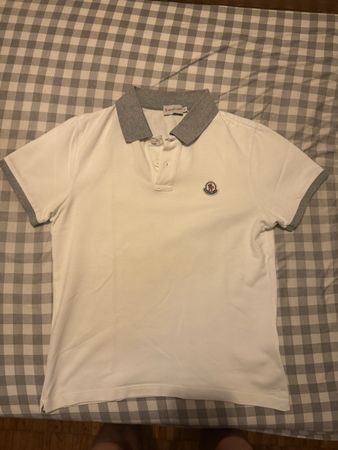 Polo Shirt Moncler Weiss Grösse S
