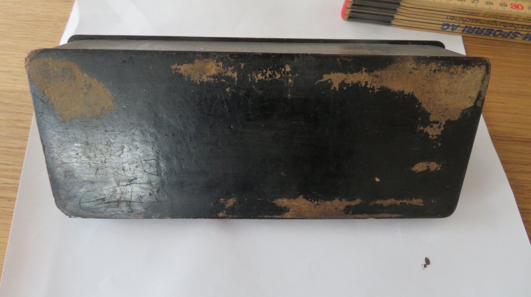 Sonstige Antiquitäten & Kunst: Schreibschatulle antik Blumendekor 2 Tintenfässchen – Gebraucht aus Wetzikon ZH von morda1954 6