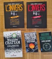 Lot 5 livres - Thrillers M. Chattam & Karl Zéro
