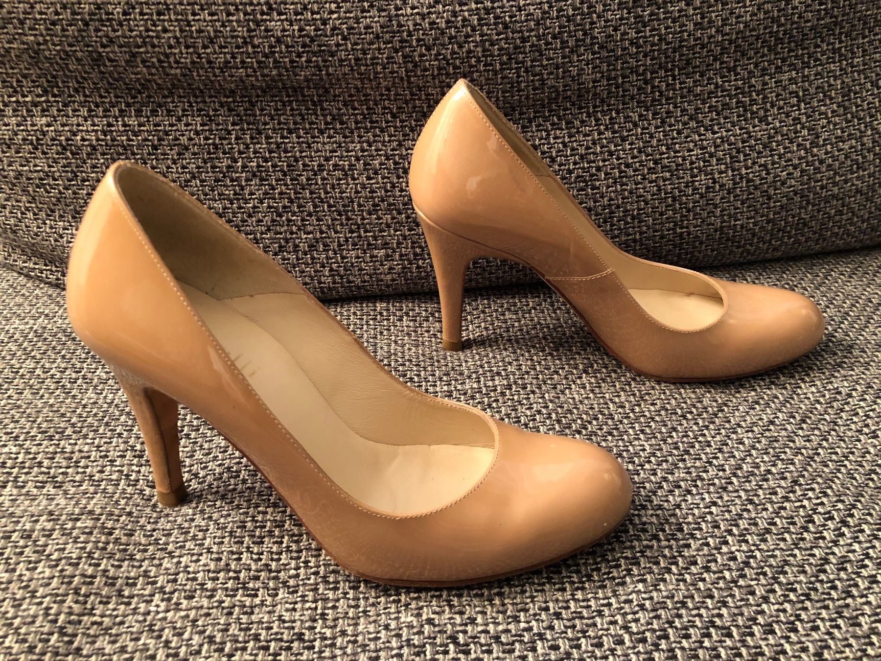 Scarpe da donna: Beige Leder High Heels, Minelli, Gr. 35 – Usato da Langnau am Albis venduto da snla_scc9 1