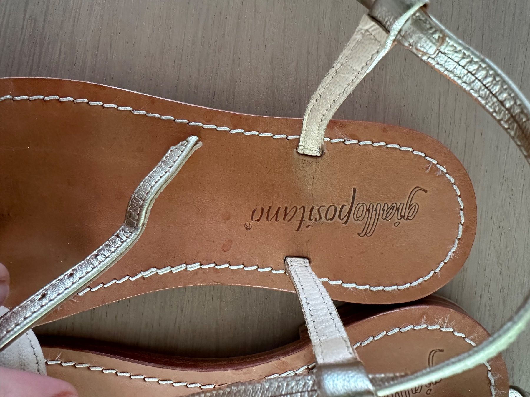 Scarpe da donna: Sandalen gold – Usato da Zürich venduto da Anniroc016 2