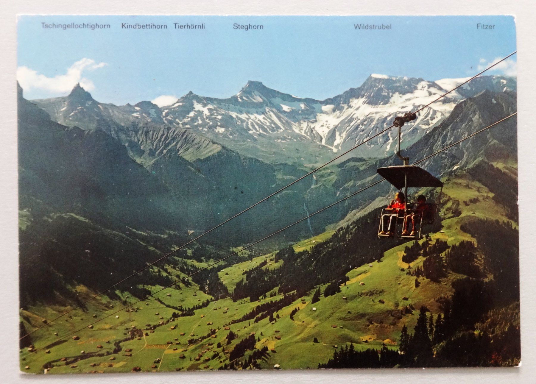 Ansichtskarten: Sesselbahn Adelboden-Schwandfeldspitz – Gebraucht aus Fétigny von Billy2miny