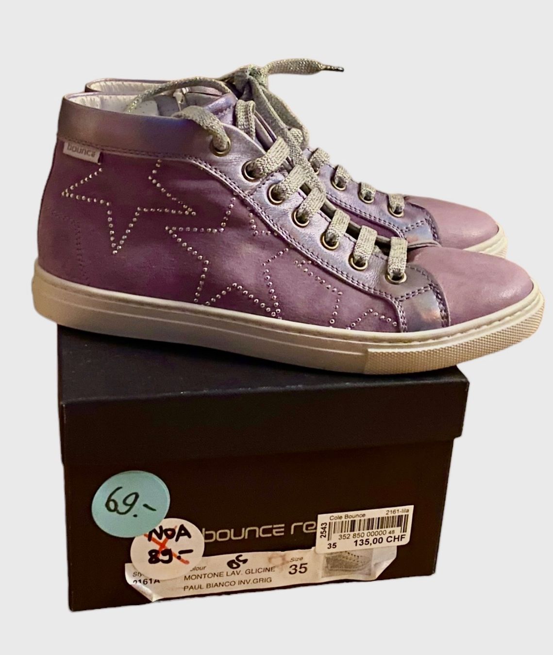 Chaussures filles: Liquidation_  Sneaker, Leder Gr.35 ISl 23cm – Neuf avec emballage d'origine à Steinhausen par Jan_CesilWeber 4