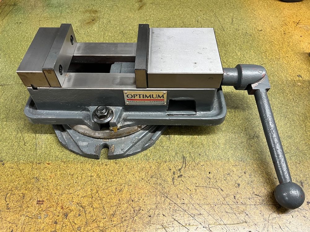 Bohrerschraubstock 100mm Profi - 45# Stahl Schraubstock Für Bohrmaschinen & Fräsarbeiten