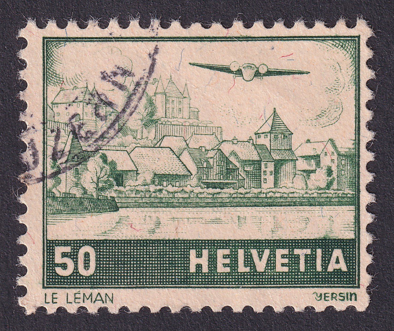 Alle Briefmarken: F29 .2.03, Abart "Weisses Dach" gestempelt, Kat: 50.- – Gebraucht aus Ebikon von SilvioFreund