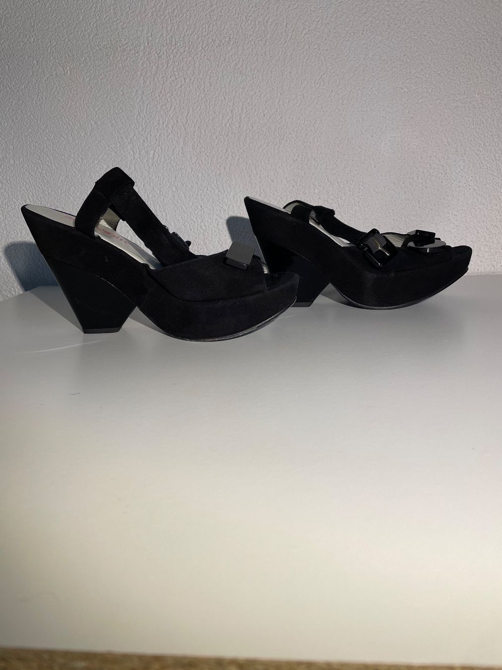 Damenschuhe: 1940s style suede black Platform Shoes size 37Eu – Gebraucht aus Zürich von MISSYS-WONDERBAG 2