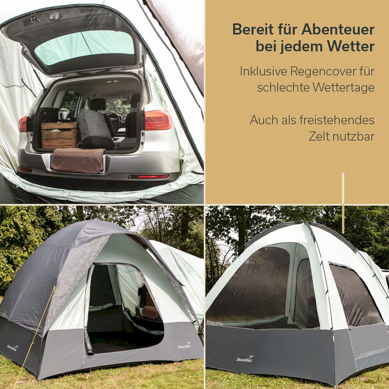 Verande & Tende da sole: Skandika Heckzelt Pitea SUV – Nuovo e nell'imballaggio originale da Bottighofen venduto da zaap 2