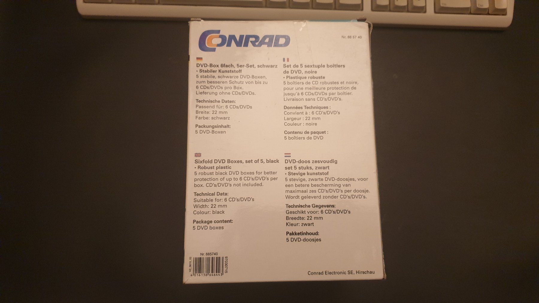 Alle DVDs: CONRAD DVD-Box 6fach 3er-Set schwarz – Neu und originalverpackt aus Stäfa von Supertramp73 1