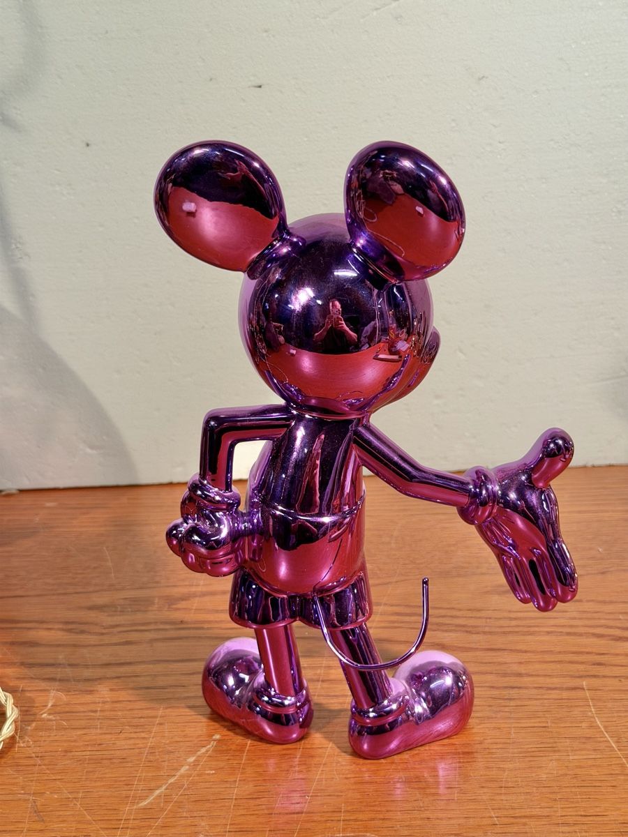 Disney Statuette: Mickey Mouse Figure Chrome Purple Shiny – Usato da Lausanne venduto da vas_cdb2 3