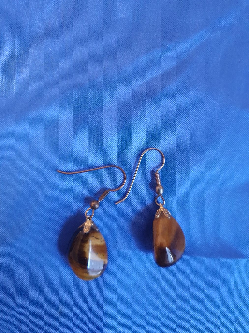 Ohrringe & -stecker: Schmuck Ohrhänger Tigerauge – Gebraucht aus Russikon von eunicetungol