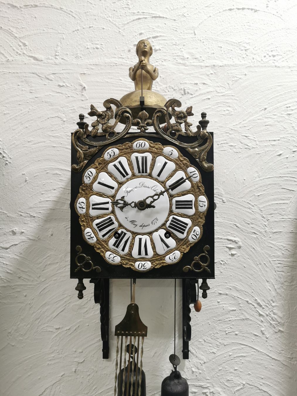 Orologi da terra & Orologi da parete: Comtoise mit Spezialglocke, komplett – Usato da Bülach venduto da Uhrenwerkstatt