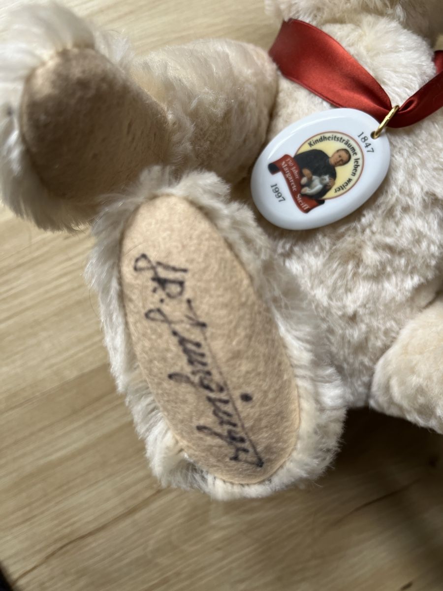 Steiff Giocattoli: Steiff Jubiläumsbär 1997 – Nuovo (secondo la descrizione) da winterthur venduto da tatort1 1
