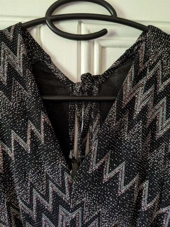 MORGAN : Robe pailletée Cut-Loose 38 NEUVE
