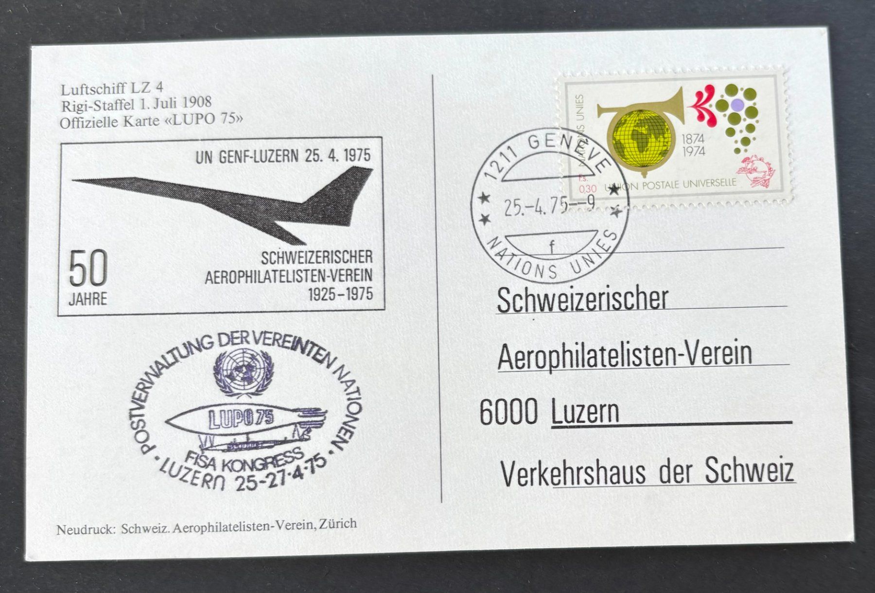 Cartoline postali: LUCHTSCHIFF LZ 4 – Usato da Ostermundigen venduto da wini63 1