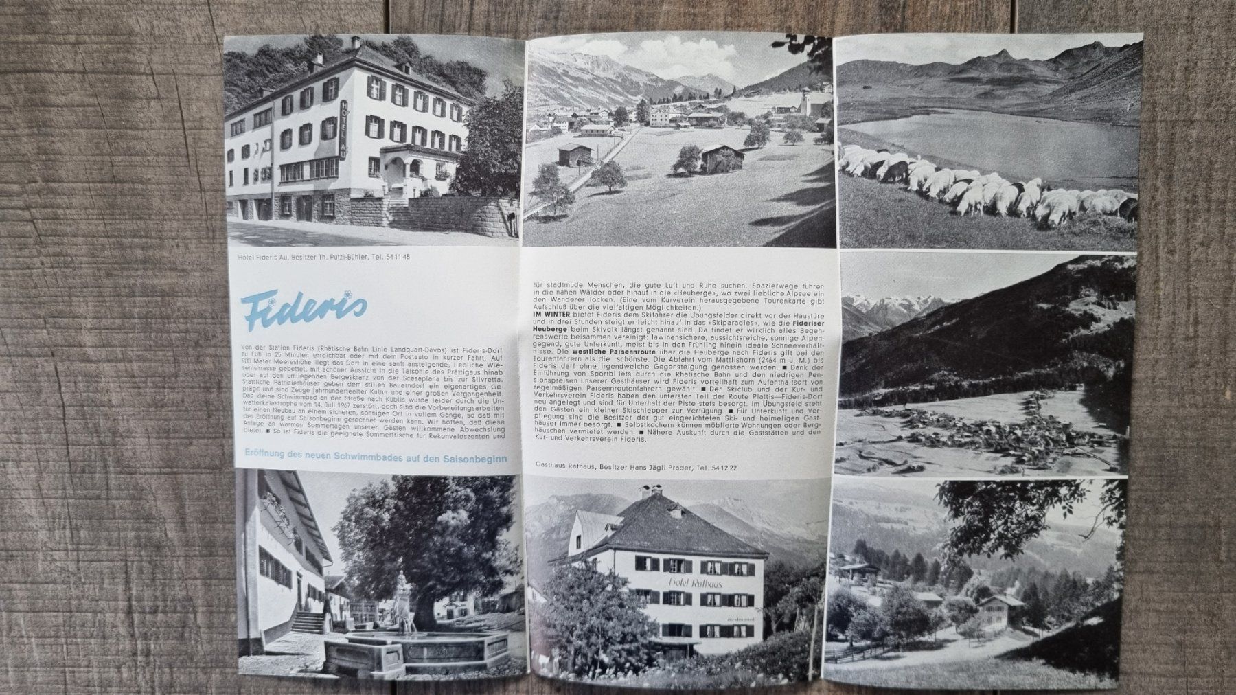 Documenti: Fideris Graubünden Prospekt, 60er-Jahre – Usato da Bözberg venduto da heinz-d 1
