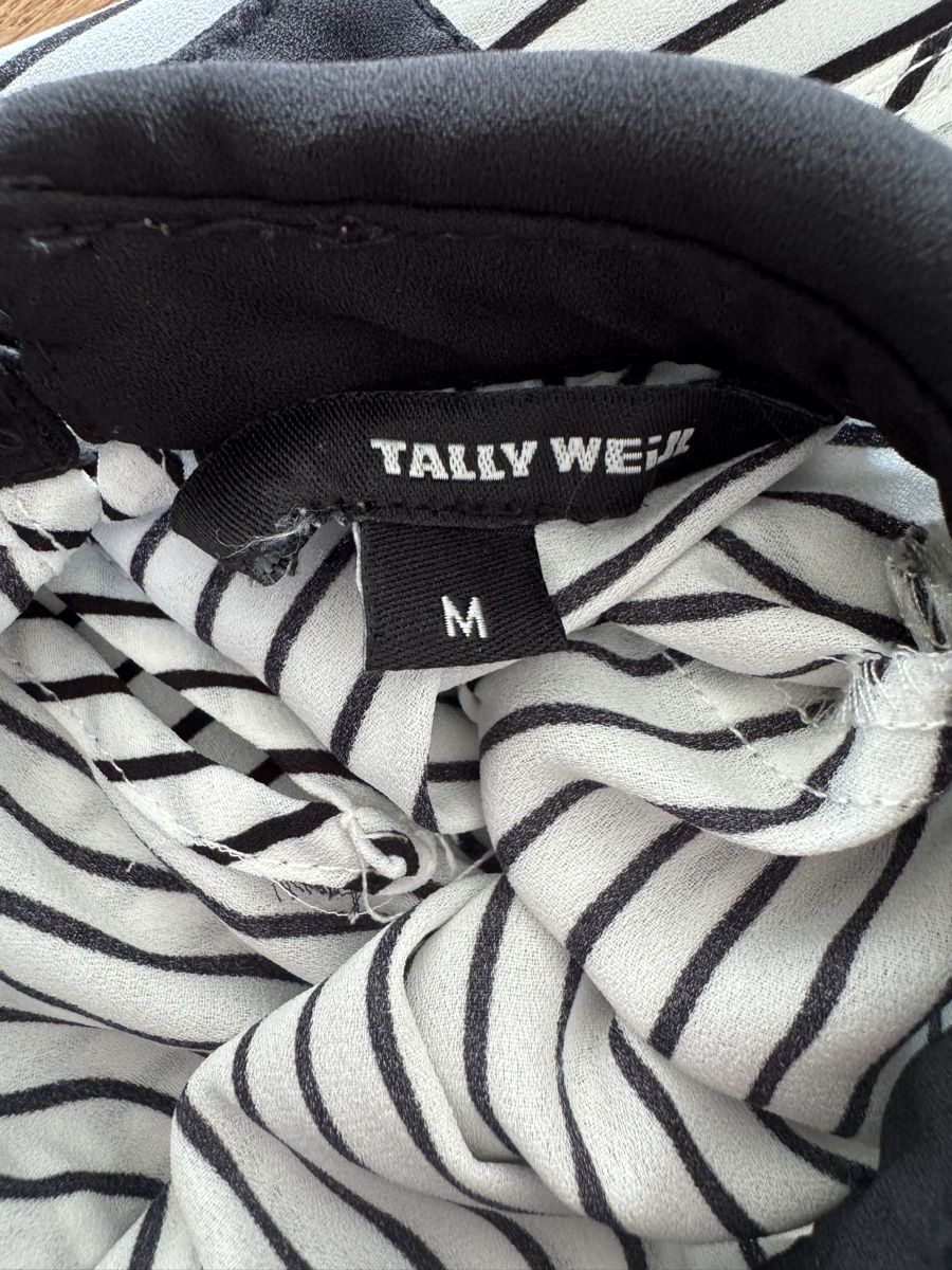 Tally Weijl Camicette: Bluse gestreift Schwarz-Weiss, Grösse M – Usato da Thun venduto da DascheLii 2