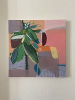 Quadro moderno astratto Laura b. pianta, colori vivaci