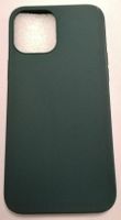 iPhone 12 Pro Max Silikon Case dunkelgrün