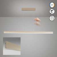 LED Pendelleuchte, Sand, 115 cm x 6 cm