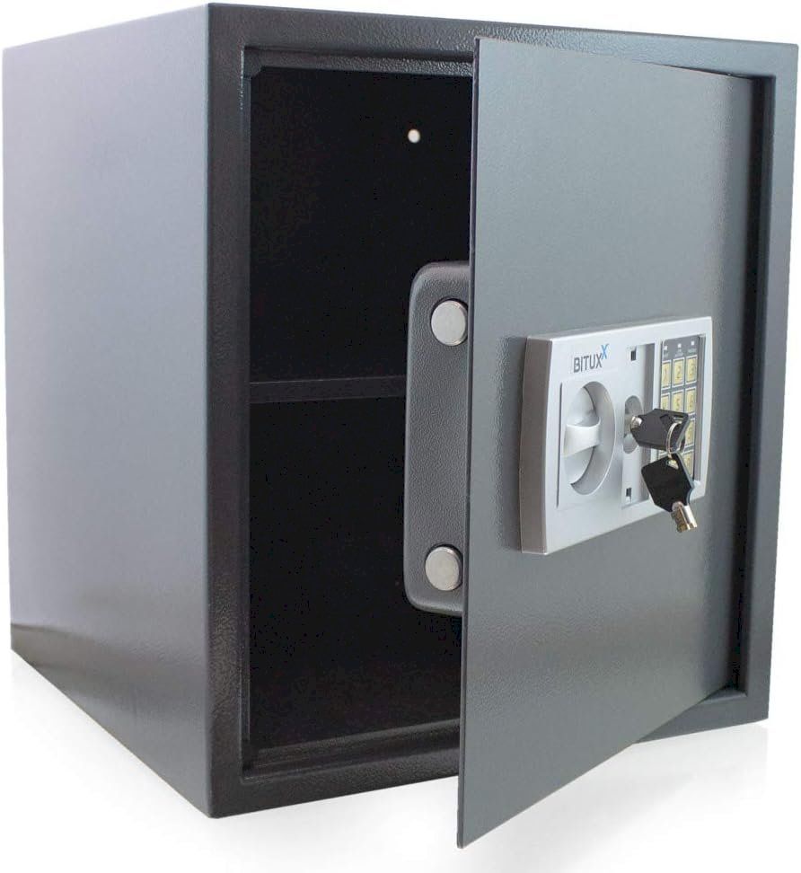 Casseforti: BITUXX Elektronischer Wandtresor Grau – Nuovo e nell'imballaggio originale da Bottighofen venduto da zaap 4