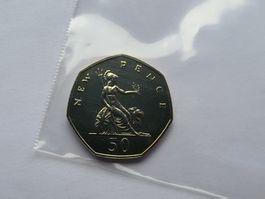 50 Pence 1972 PP