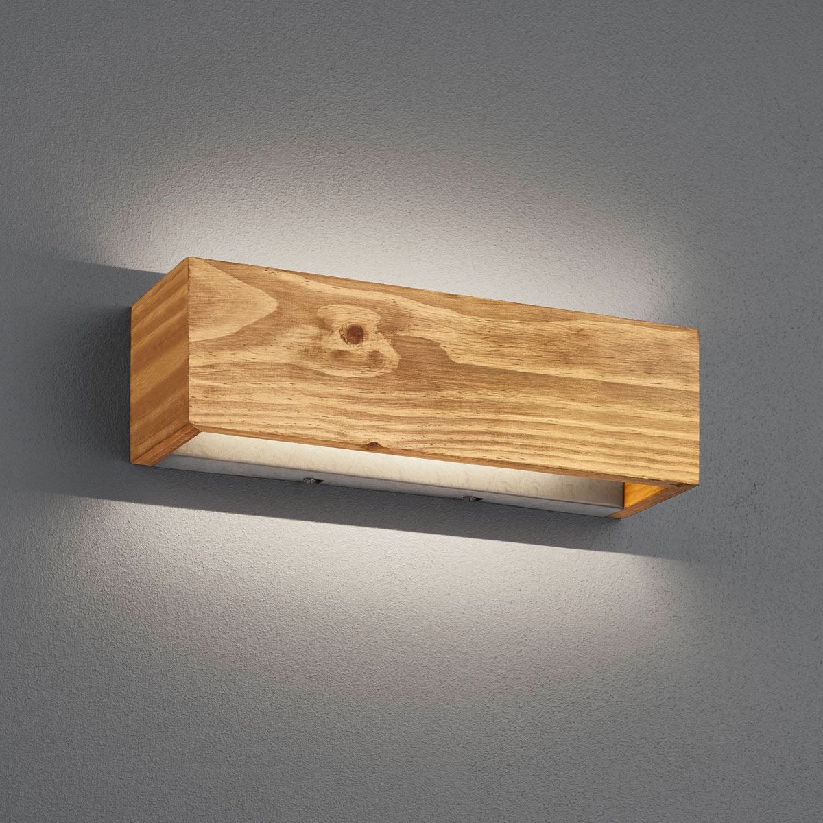 Lampade: LED Wandleuchte, Holz, Switch Dimmer – Nuovo (secondo la descrizione) da Kreuzlingen venduto da Smart-Light