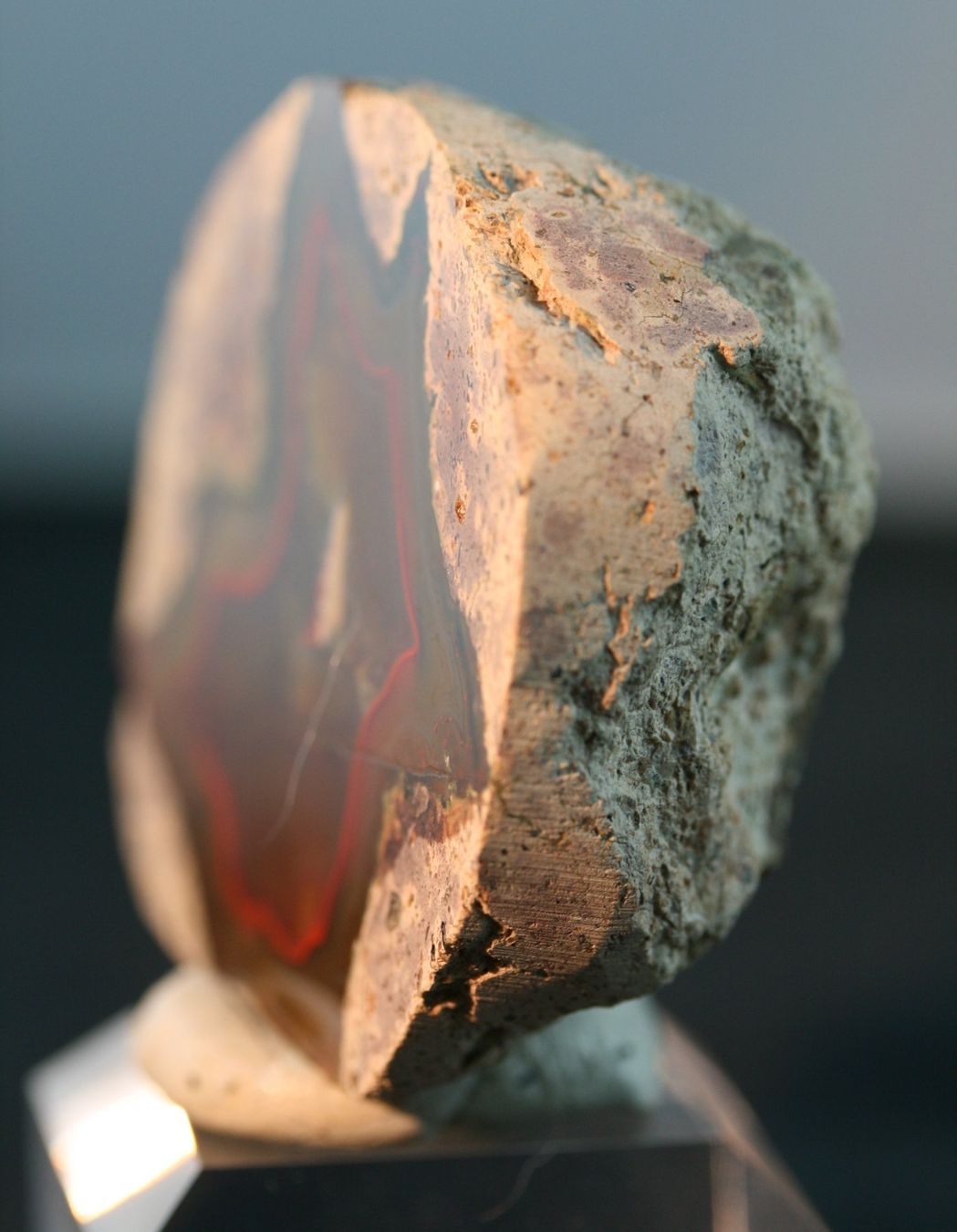 Minerali & Pietre curative: Sternachat Geode Dekoration Vitrinenstück – Nuovo (secondo la descrizione) da Koblenz venduto da steinepassion 2