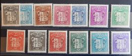 Andorra ex. Kat. 49-87 * 1936/43 Kat. 5 Euro