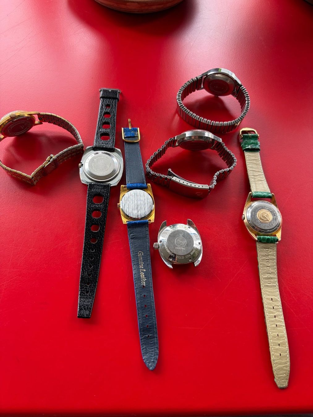 Uhren: Set von 7 vintage Herrenuhren – Defekt aus Zürich von Airflow22 4