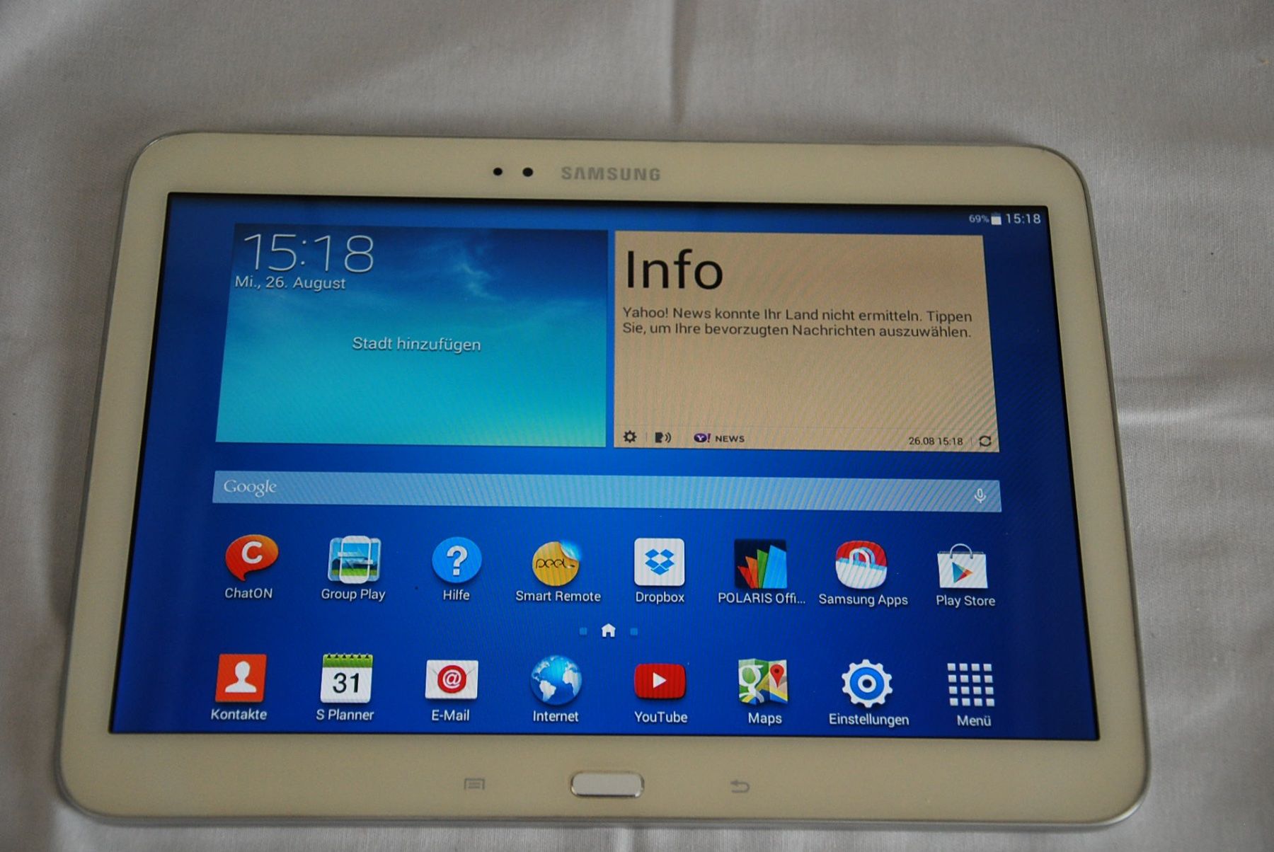 Samsung Tablet PC: Samsung Galaxy Tab 3 16GB – Gebraucht aus Biel/Bienne von Mauler03 2