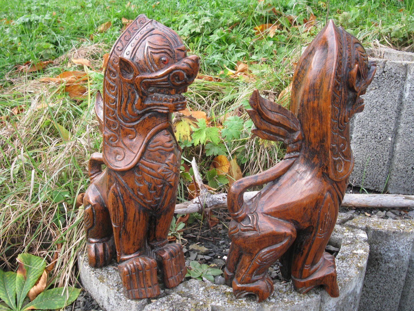 Figuren: Figurenpaar Fu gegossen – Gebraucht aus Altstätten von antikundart 1