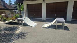 Skate-/BMX-Rampe, ca. 4.90 × 1.00 m  stabile Alukonstruktion